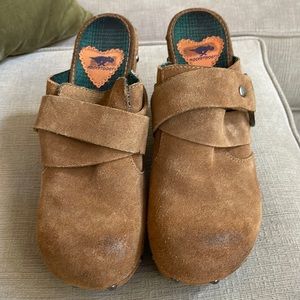 Retro clogs suede rocket dog